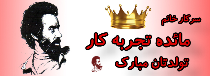 سرکار خانم مائده تجربه کار تولدت مبارک